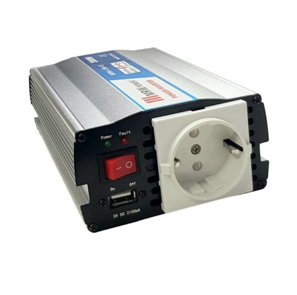 MRW Power 300Watt 12V-220Volt Inverter MRW-300-12-362- - Görsel 4