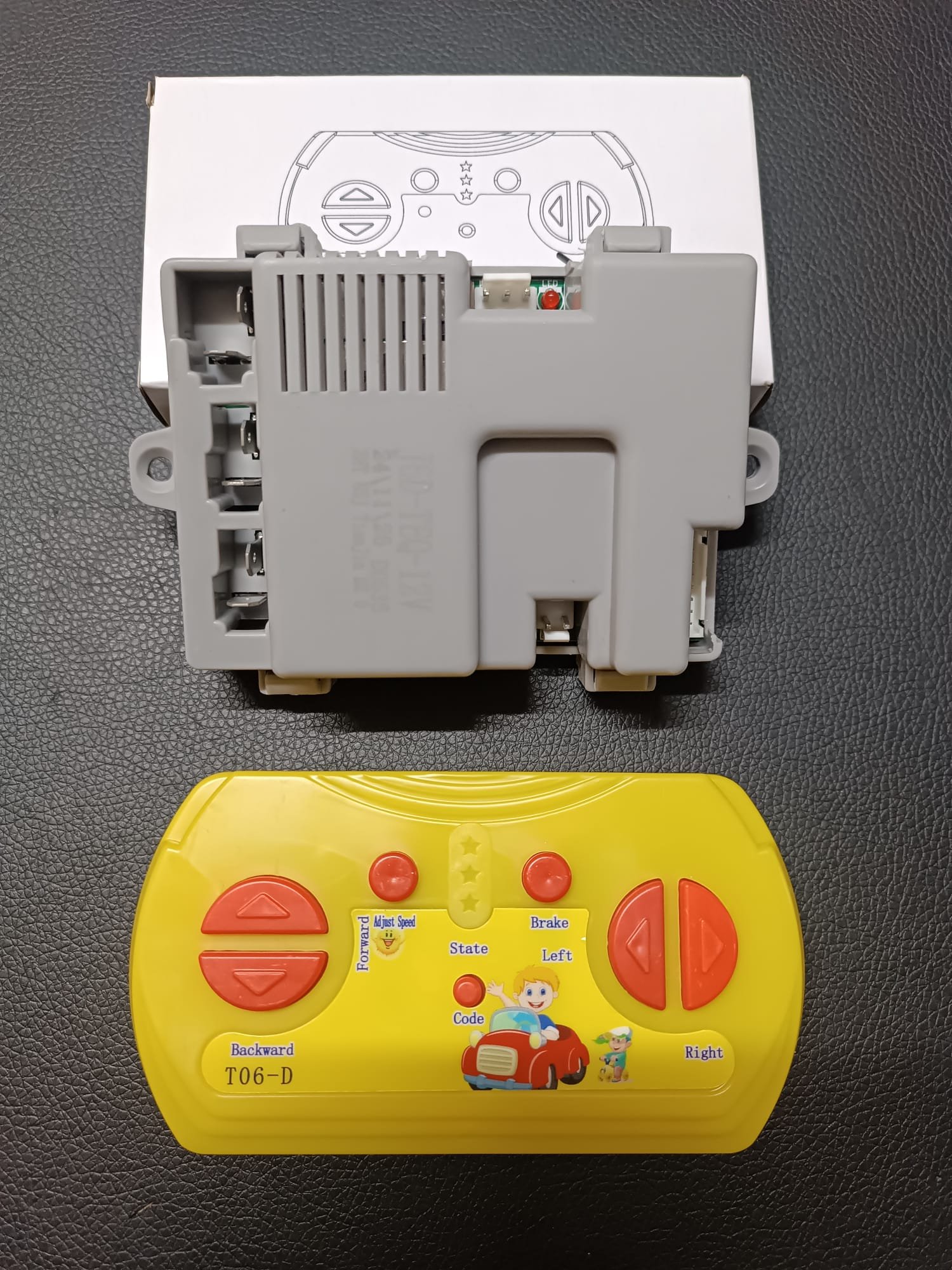 Aliş Akülü Araba Anakart +Kumanda Takımı (Yeni Model)-96- - Görsel 2